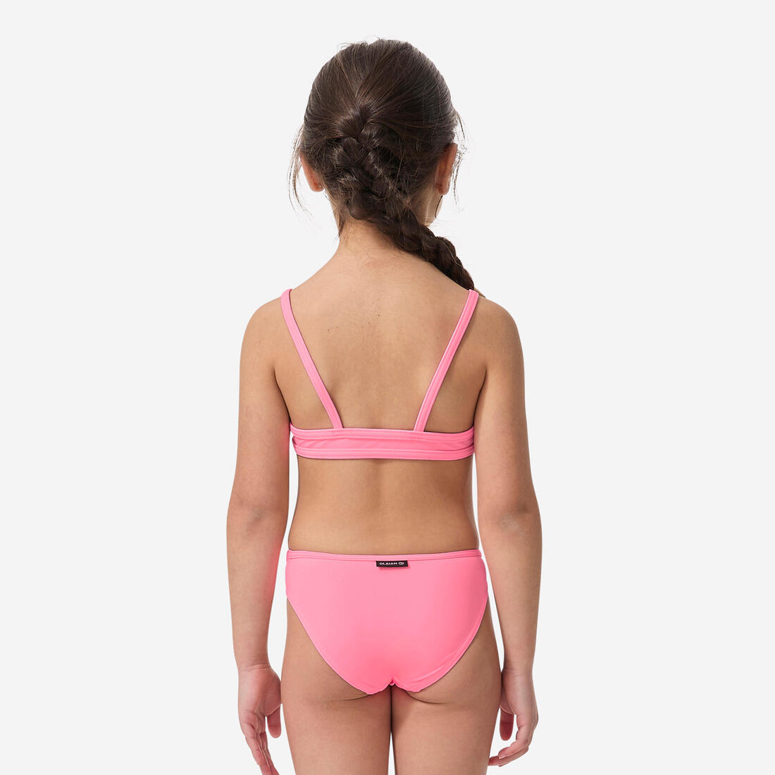 maillot de bain 2 pièces SURF FILLE BRASSIERE TURQUOISE BALI 100