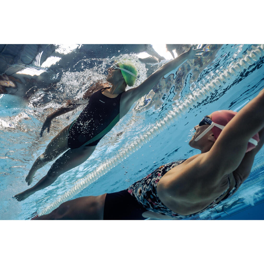 Maillot de bain 1 pièce natation entraînement femme, Kamyleon geol