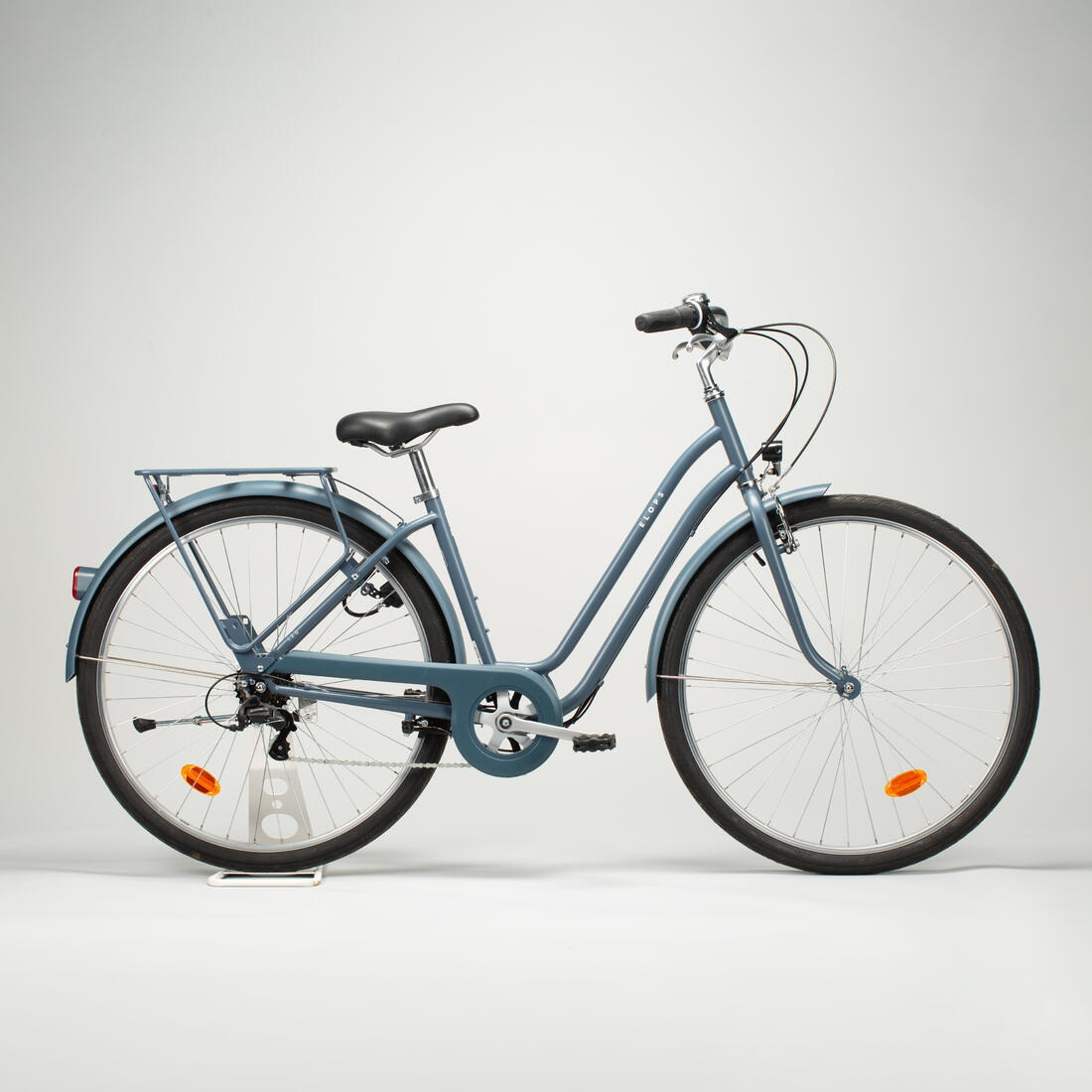 VELO DE VILLE ELOPS 120 à CADRE BAS BLEU