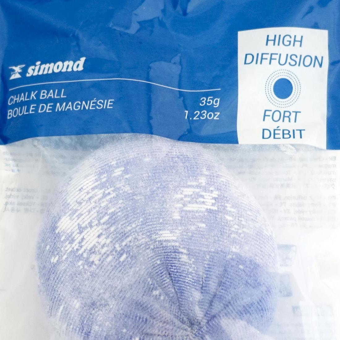 BOULE MAGNÉSIE D'ESCALADE FORT DÉBIT