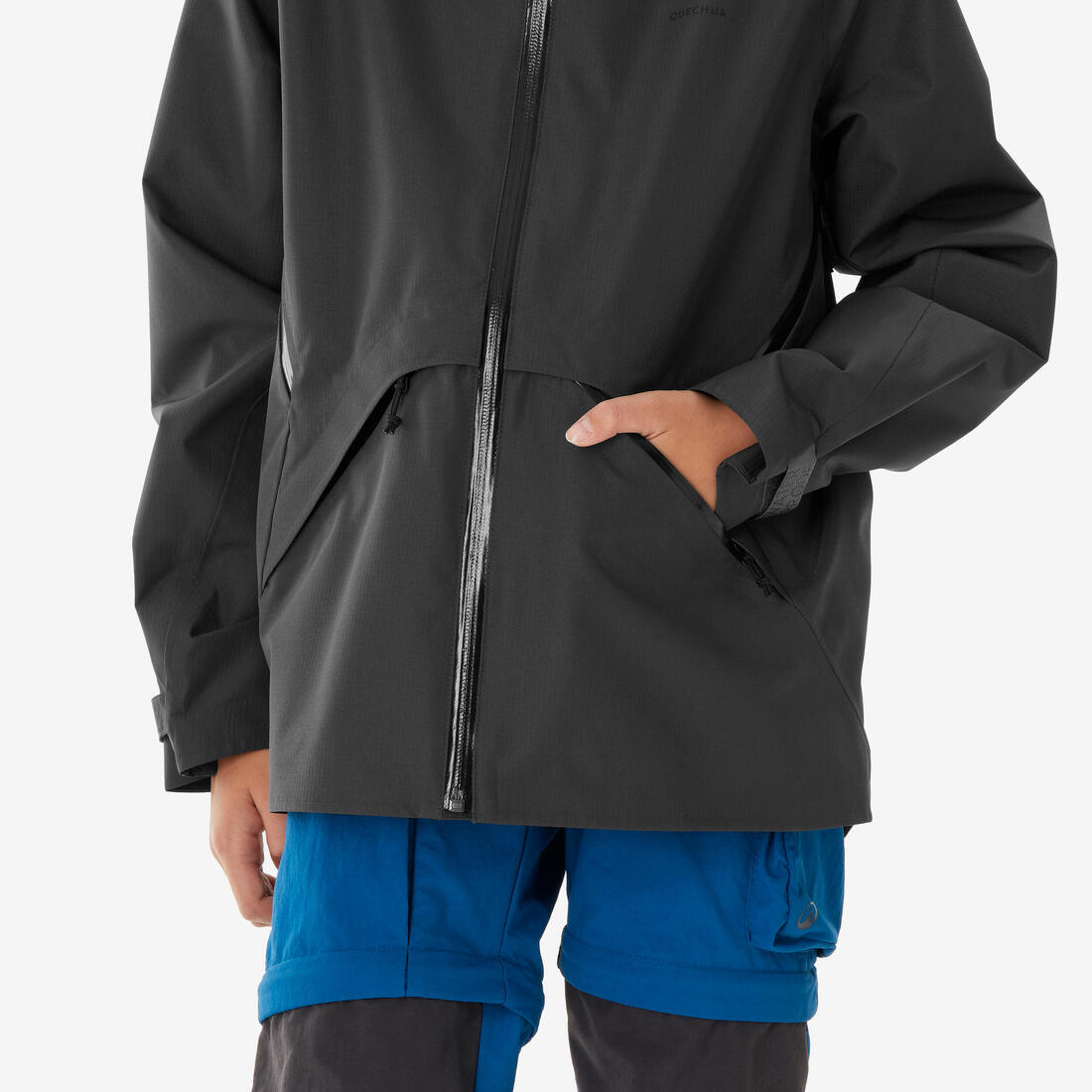 Veste de randonnée montagne imperméable légère enfant 7-15 ans, MH900