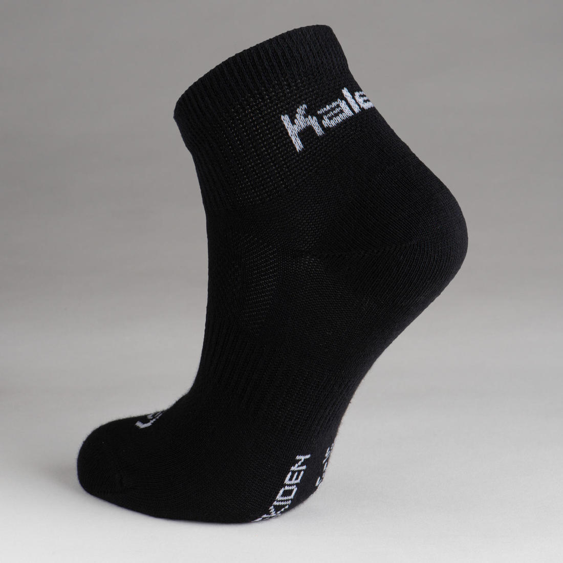 Lot de 3 chaussettes enfant d'athlétisme blanches tige basse