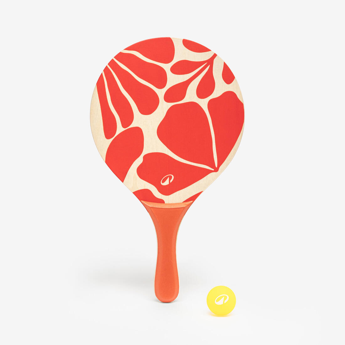Set raquettes Beach Tennis WOODY RACKET WHITE