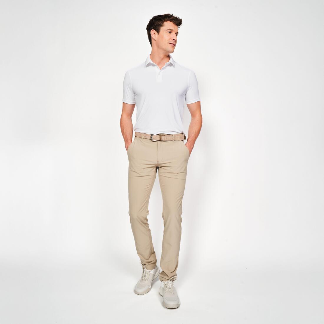 Polo de golf synthétique respirant manches courtes homme, WW900