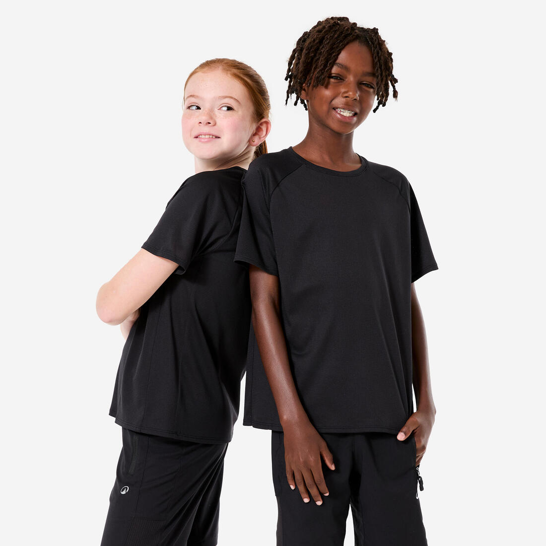 Tee-shirt enfant synthétique uni mixte