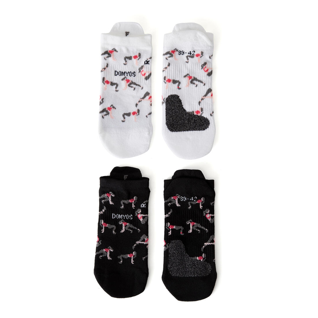 Chaussettes invisibles fitness cardio training x2