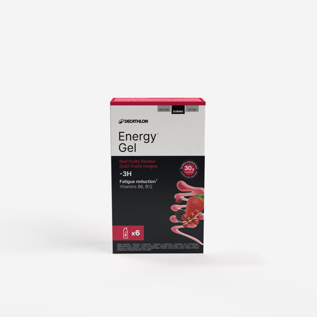 Gel énergétique - de 3h pomme, Energy Gel x6