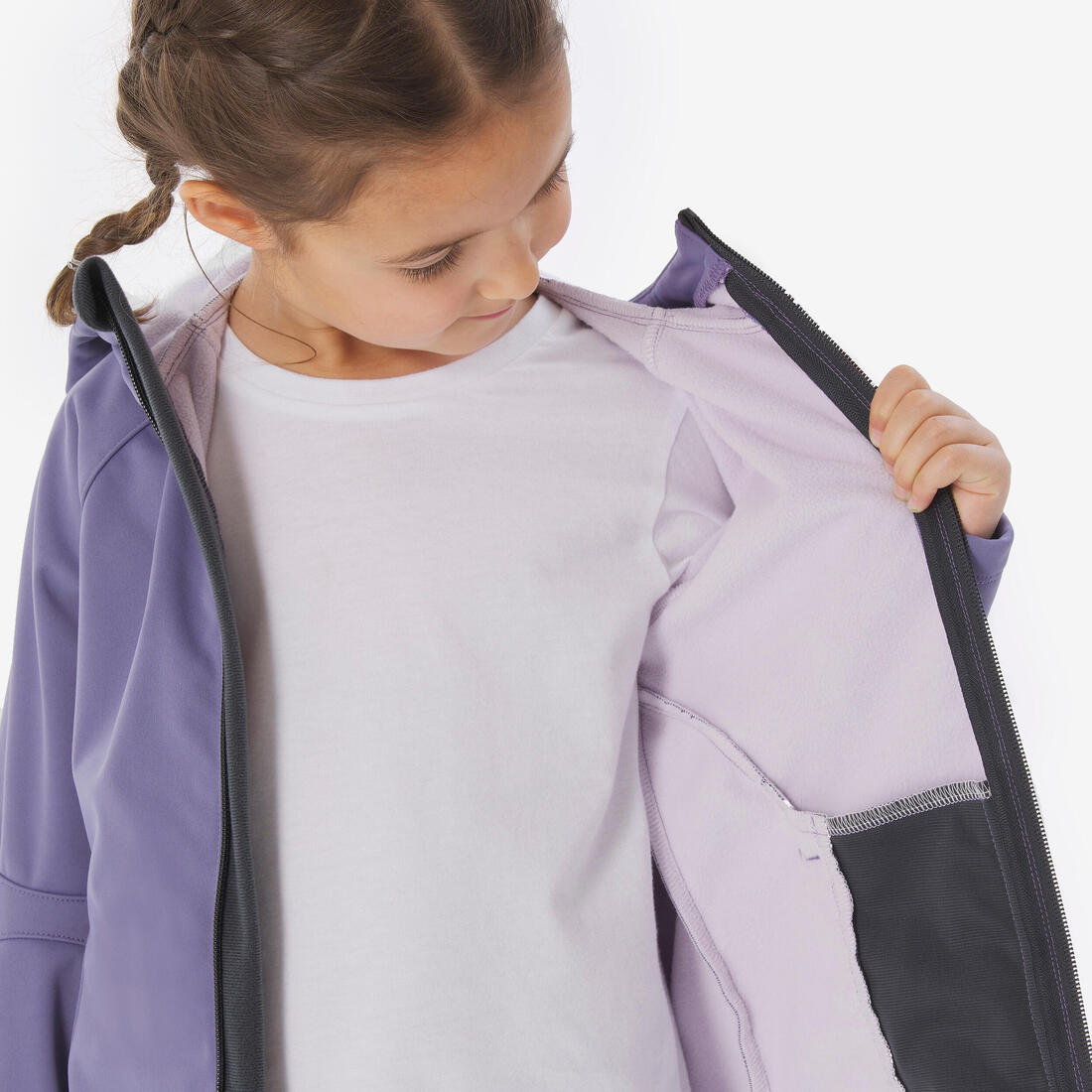 Veste softshell de randonnée enfant 2-6 ans, MH900
