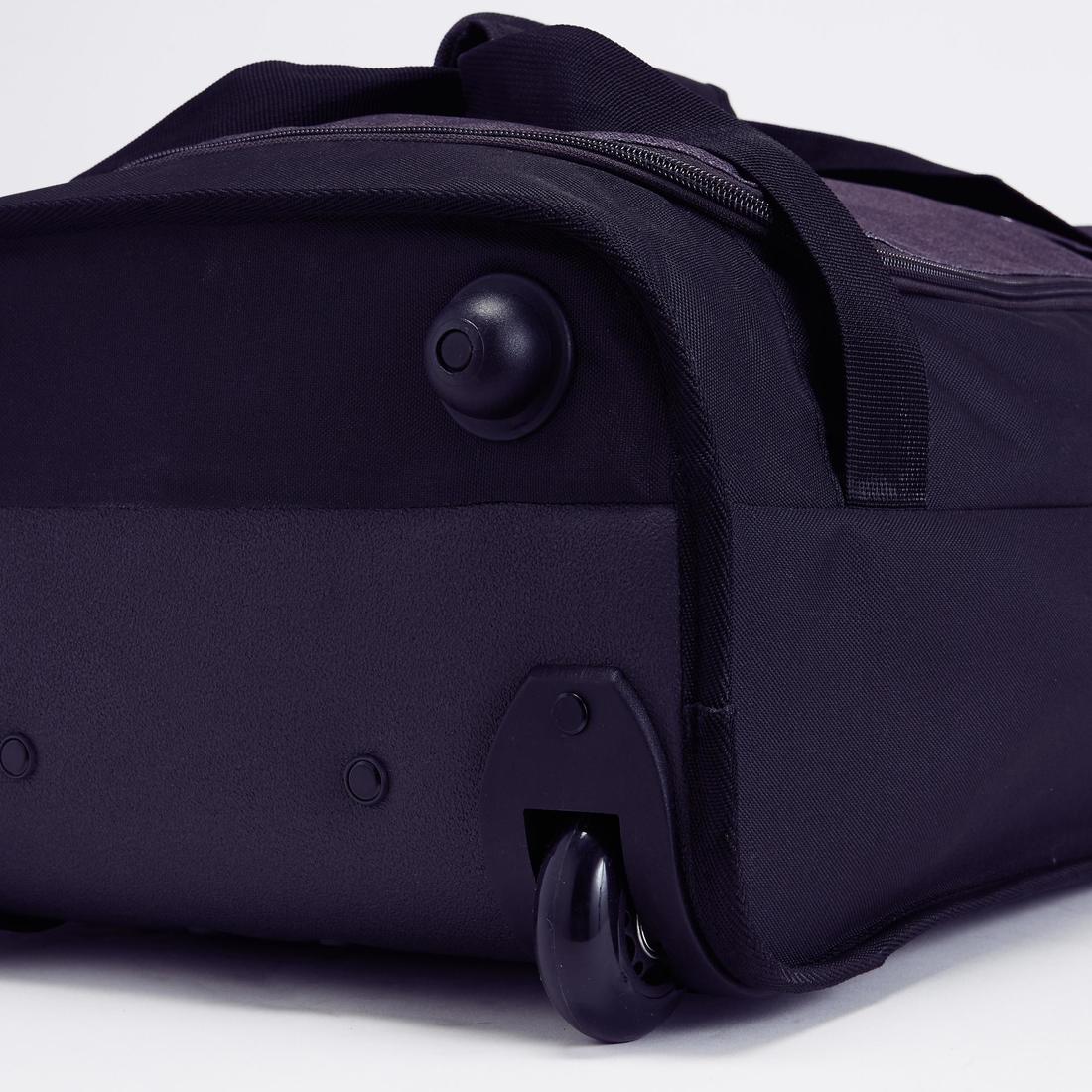 Valise 30L à roulettes - sac de voyage transport cabine - ESSENTIAL noire