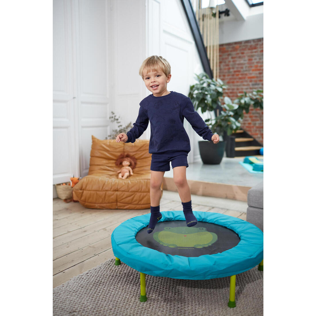 Sweat decat'oons imprimé beige baby gym enfant