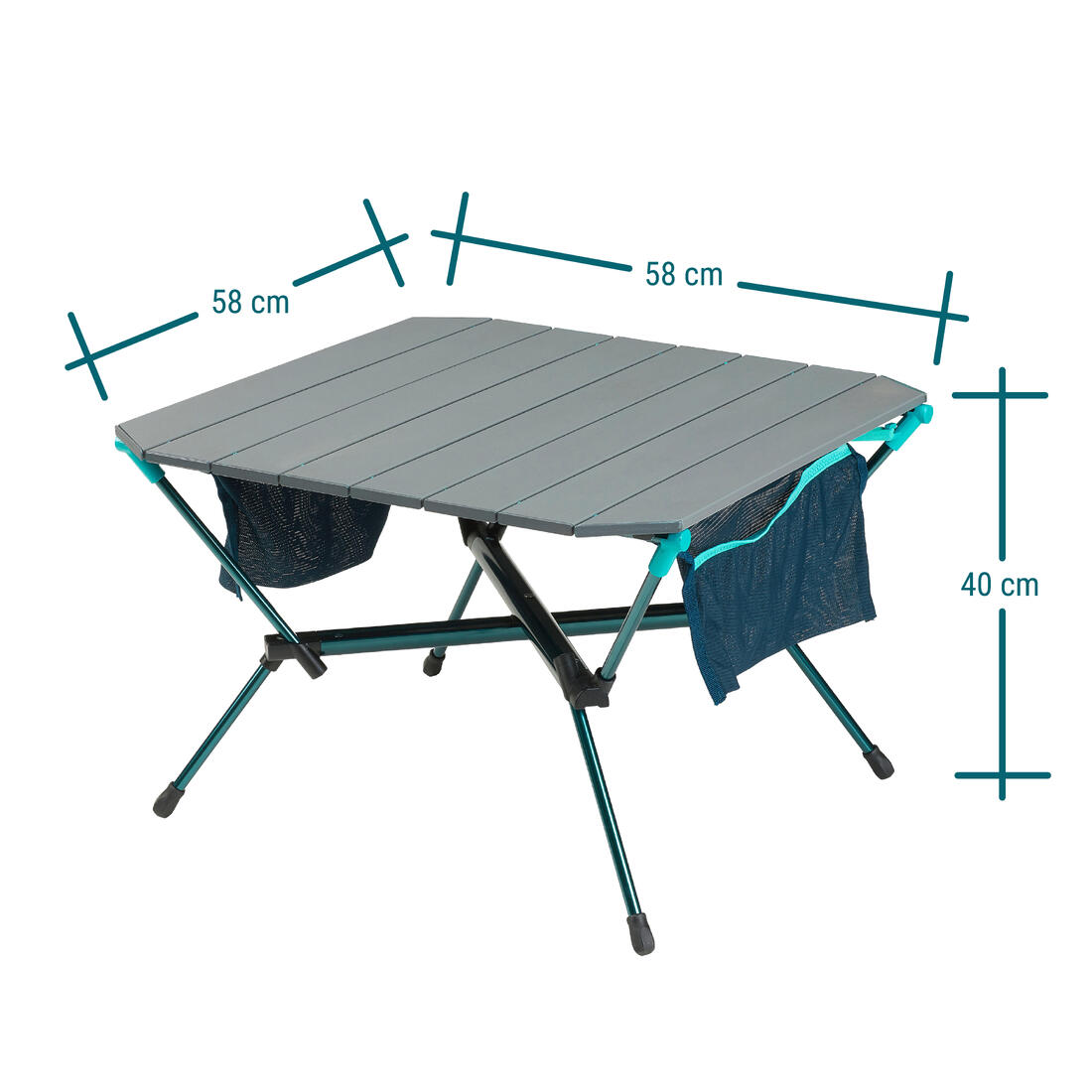 TABLE BASSE COMPACTE DE CAMPING 500