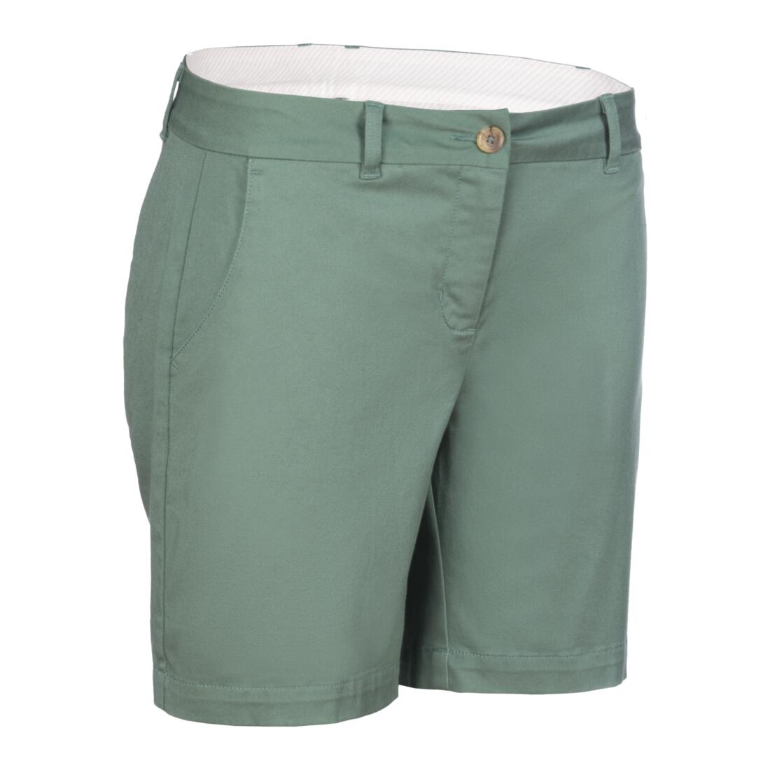 Short chino coton golf Femme, MW500