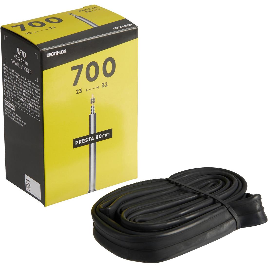 Chambre a air 700x23/32 valve presta 80 mm