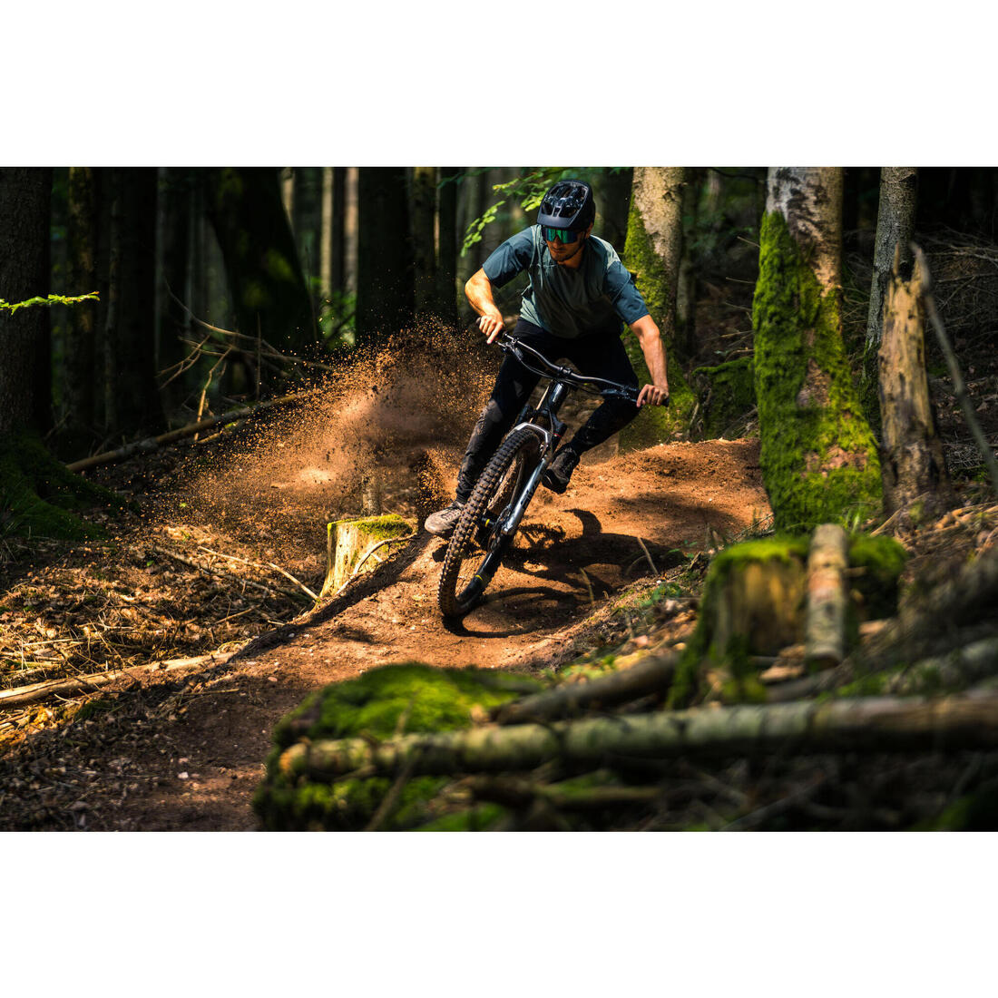MAILLOT MANCHES COURTES VELO VTT EXPL100 HOMME