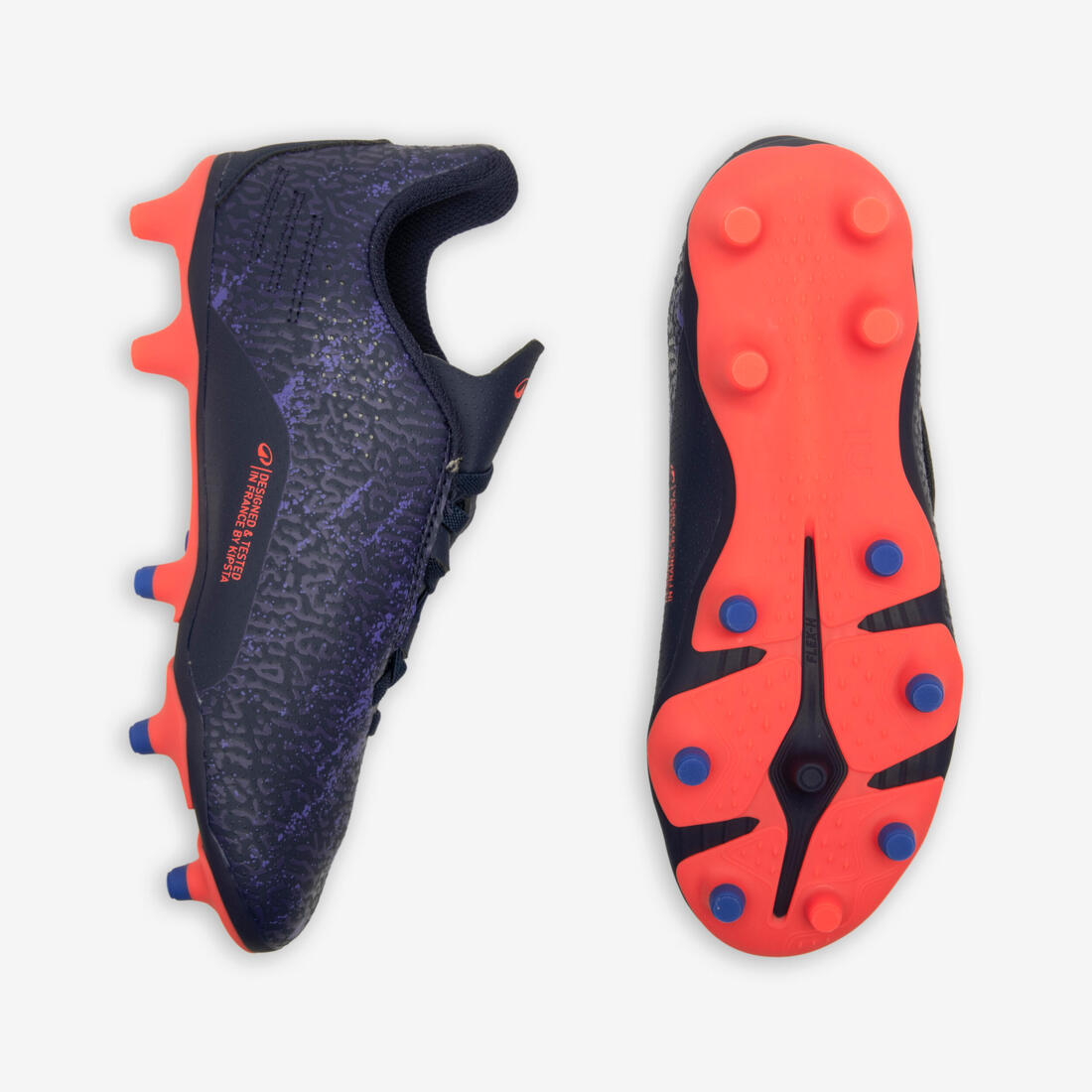 CHAUSSURES DE FOOTBALL ENFANT A SCRATCH VIRALTO I EASY FG NEBULA