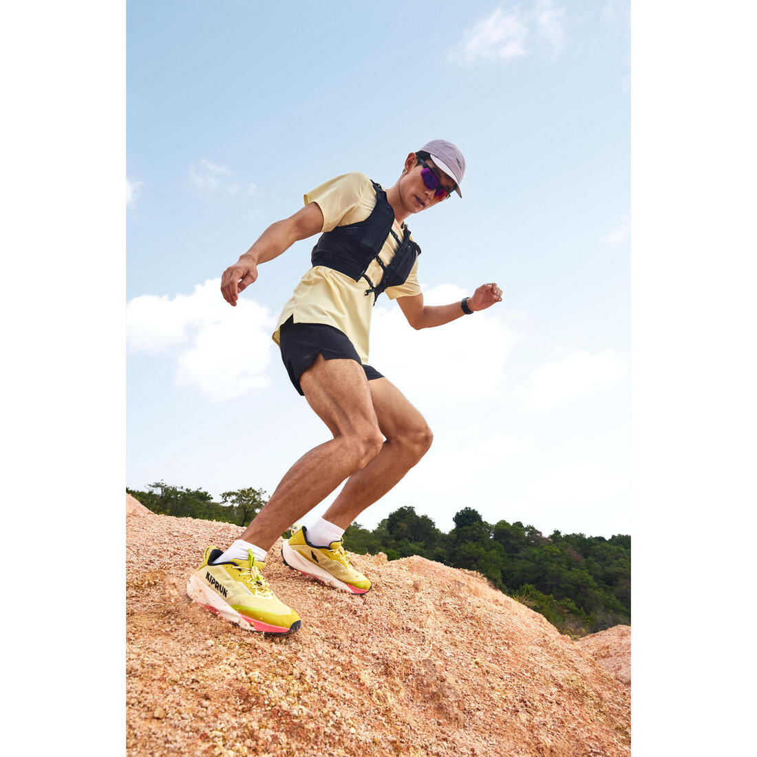 Casquette running Homme Femme, Kiprun ultra légère