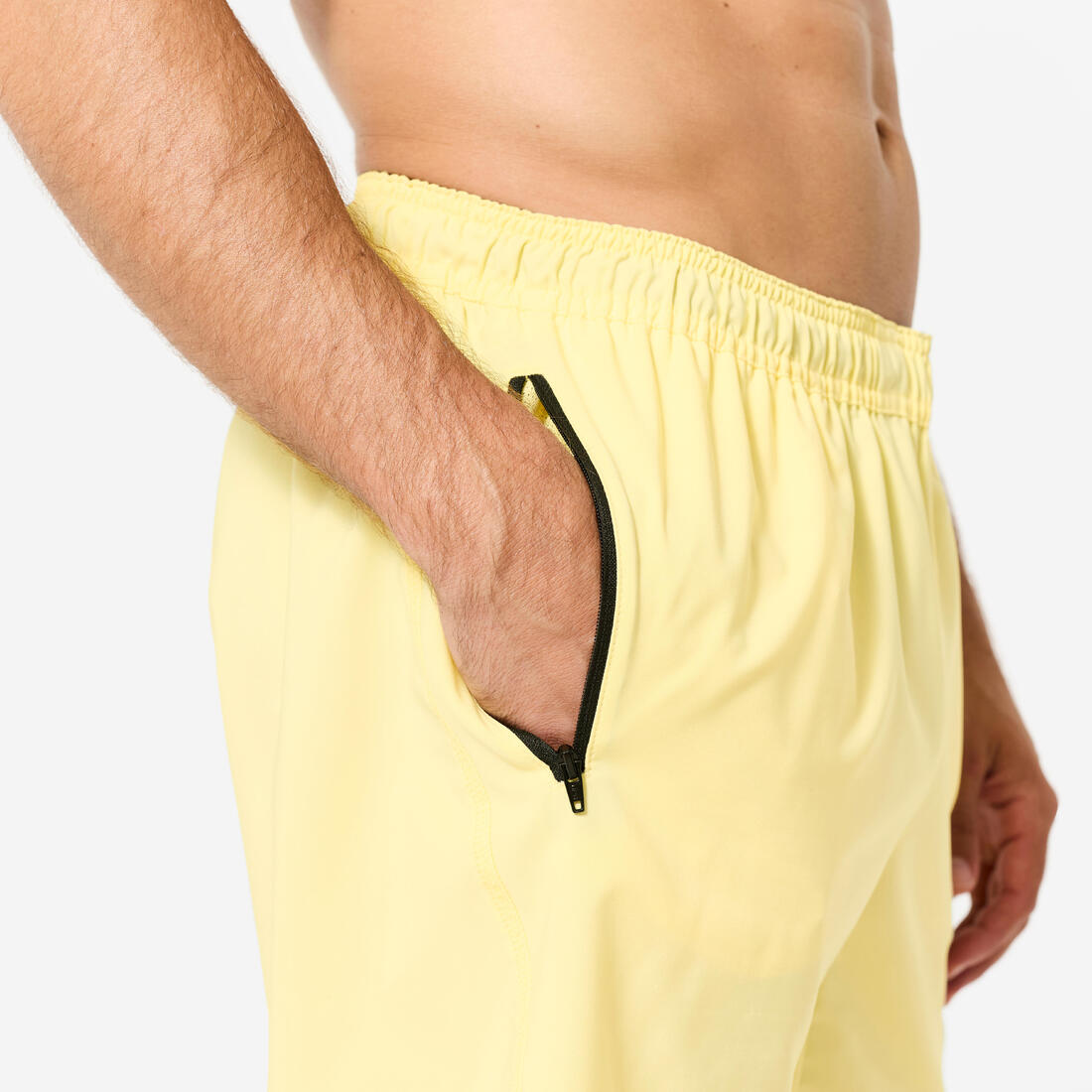 Short de fitness avec poches zippées