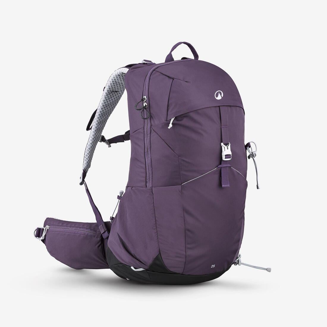 Sac à dos de randonnée ventilé 25L, MH500 khaki