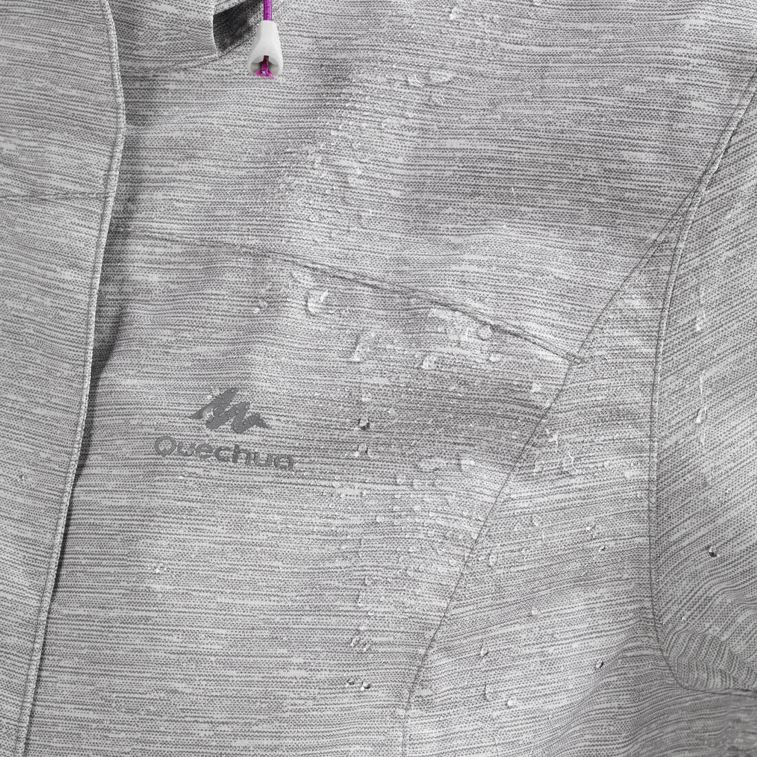 Veste de randonnée imperméable femme, MH100