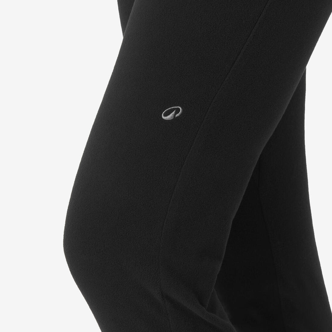 Collant polaire de randonnée femme, MH100 NOIR