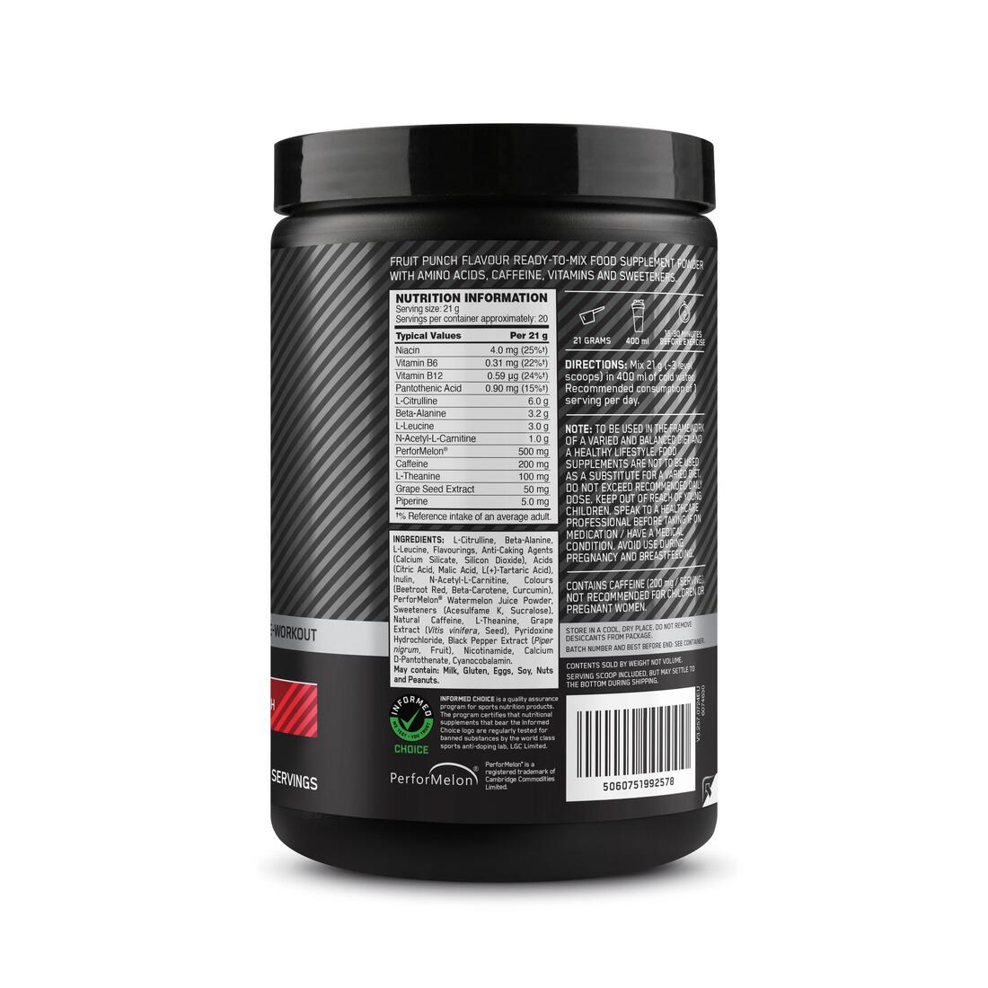 PRE WORKOUT ADVANCED GOLD STANDARD tropical 420gr