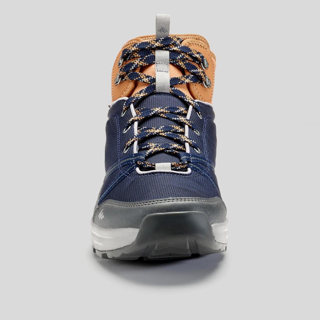 Chaussures de randonnée mid imperméables homme, NH100 WP bleu