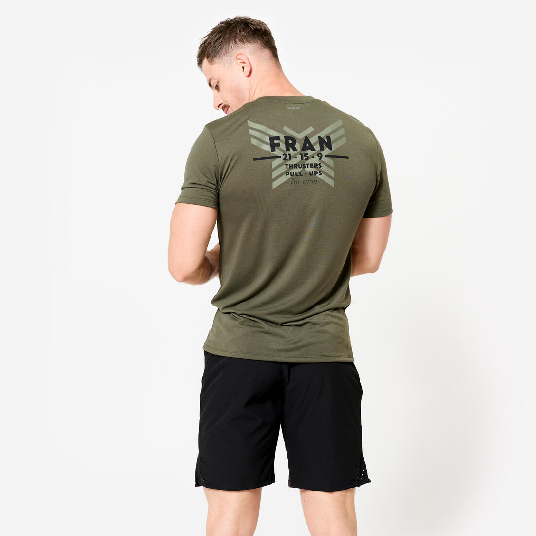 T-shirt de cross training slim respirant homme