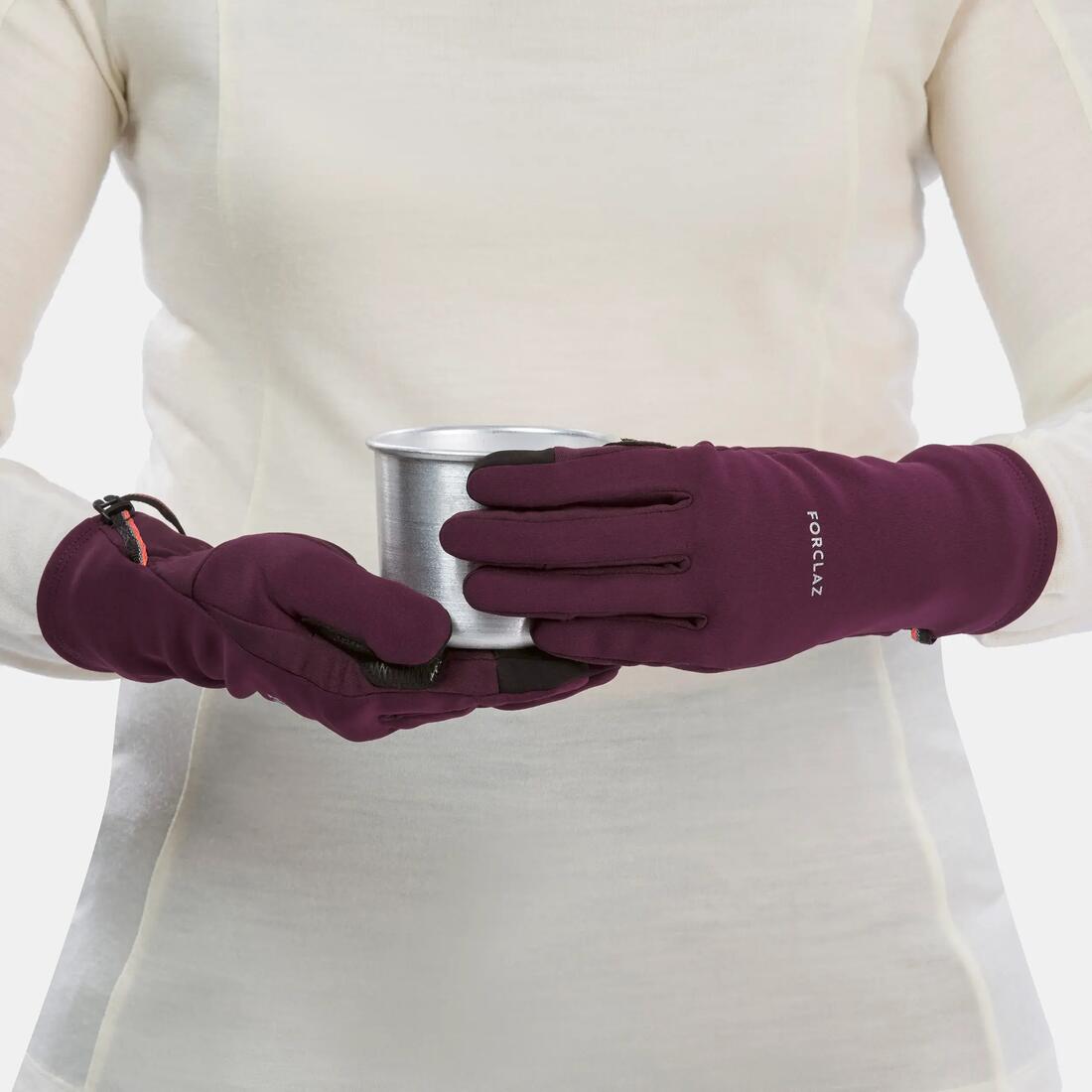 Gants tactiles et stretch de trekking adultes, MT500