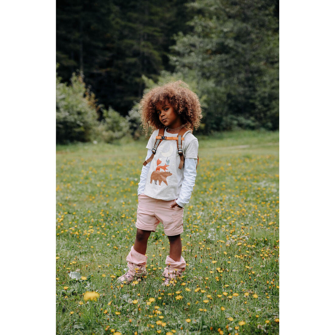 Sac à dos de randonnée 7L 2-5 ans enfant, NH100 Renard