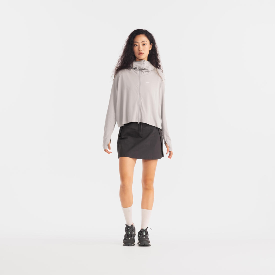 Jupe short de randonnée - nh500 - femme