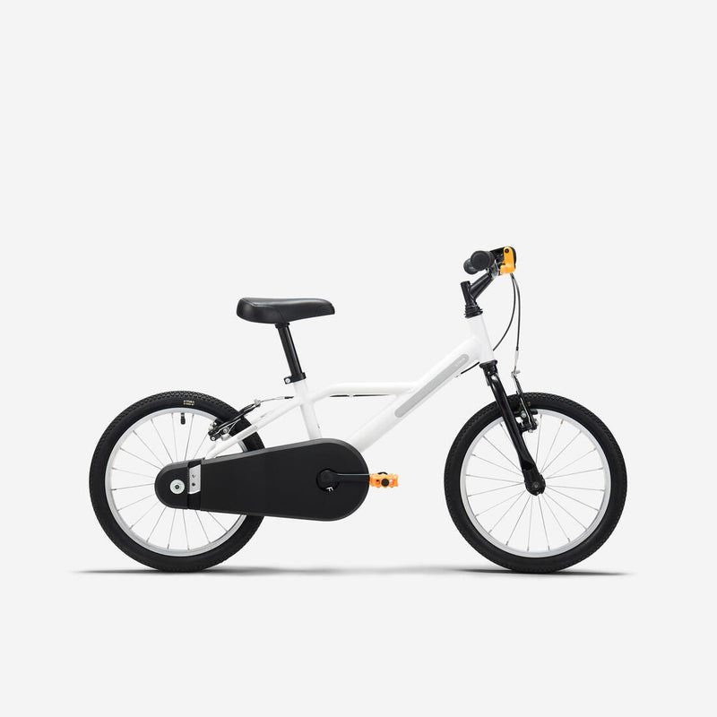 Vélo enfant 16 pouces 4-6 ans, DISCOVER 100 blanc
