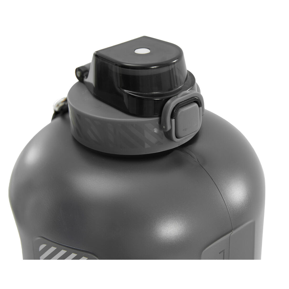Gourde de fitness grand format 2,2 L - Gris