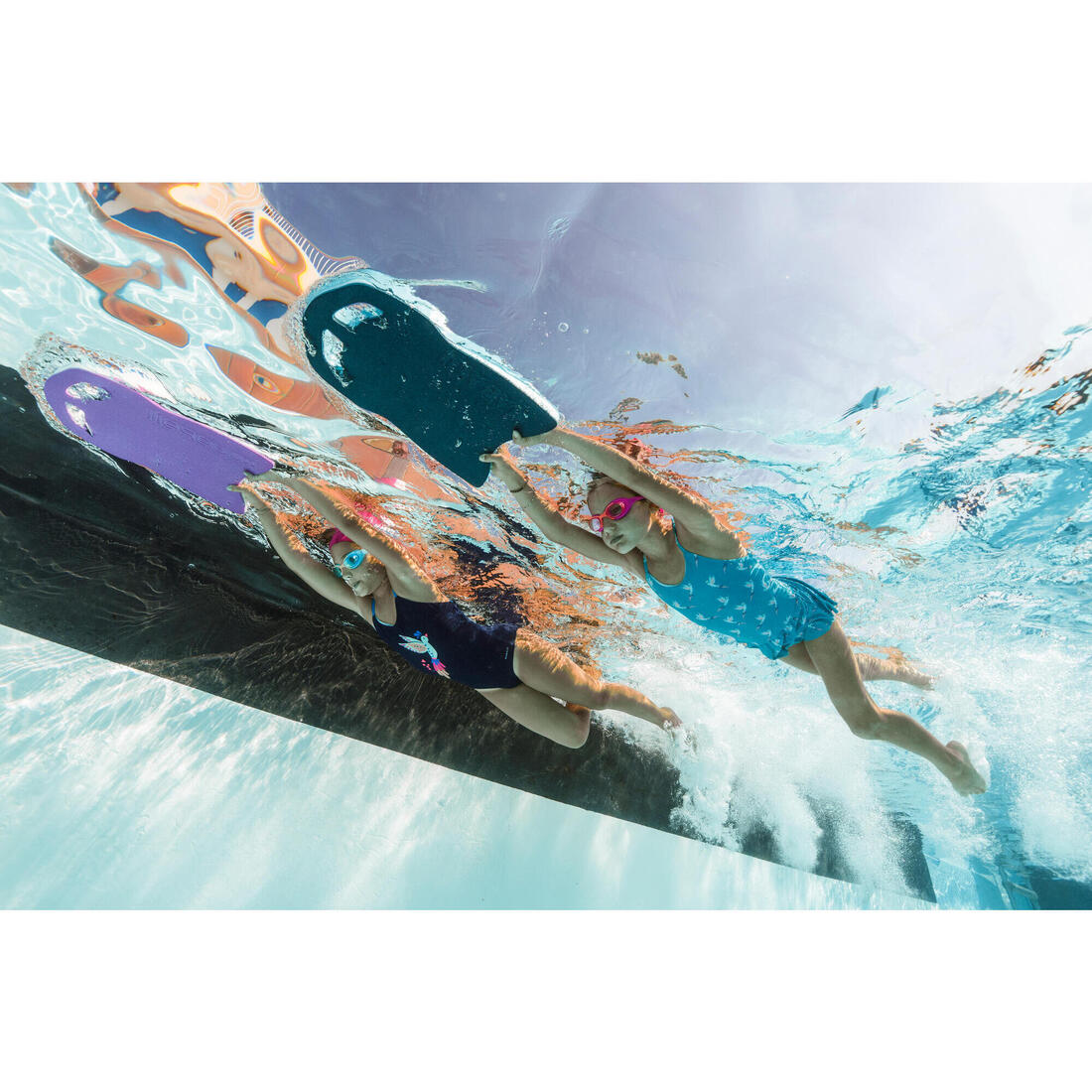 Maillot de bain de natation 1 pièce jupette Lila All Oto