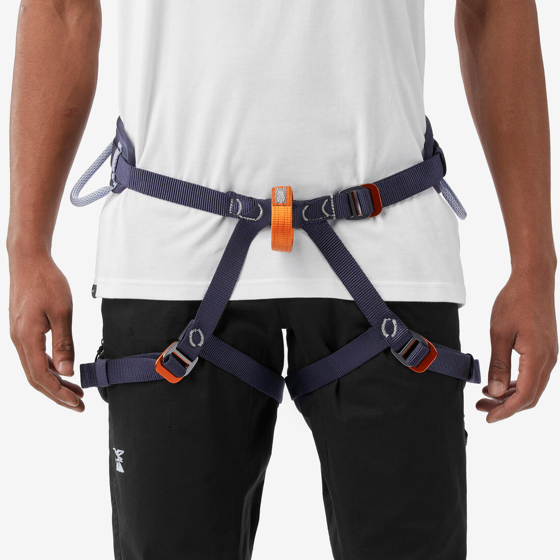 Baudrier d'escalade monopontet, First Klimb noir