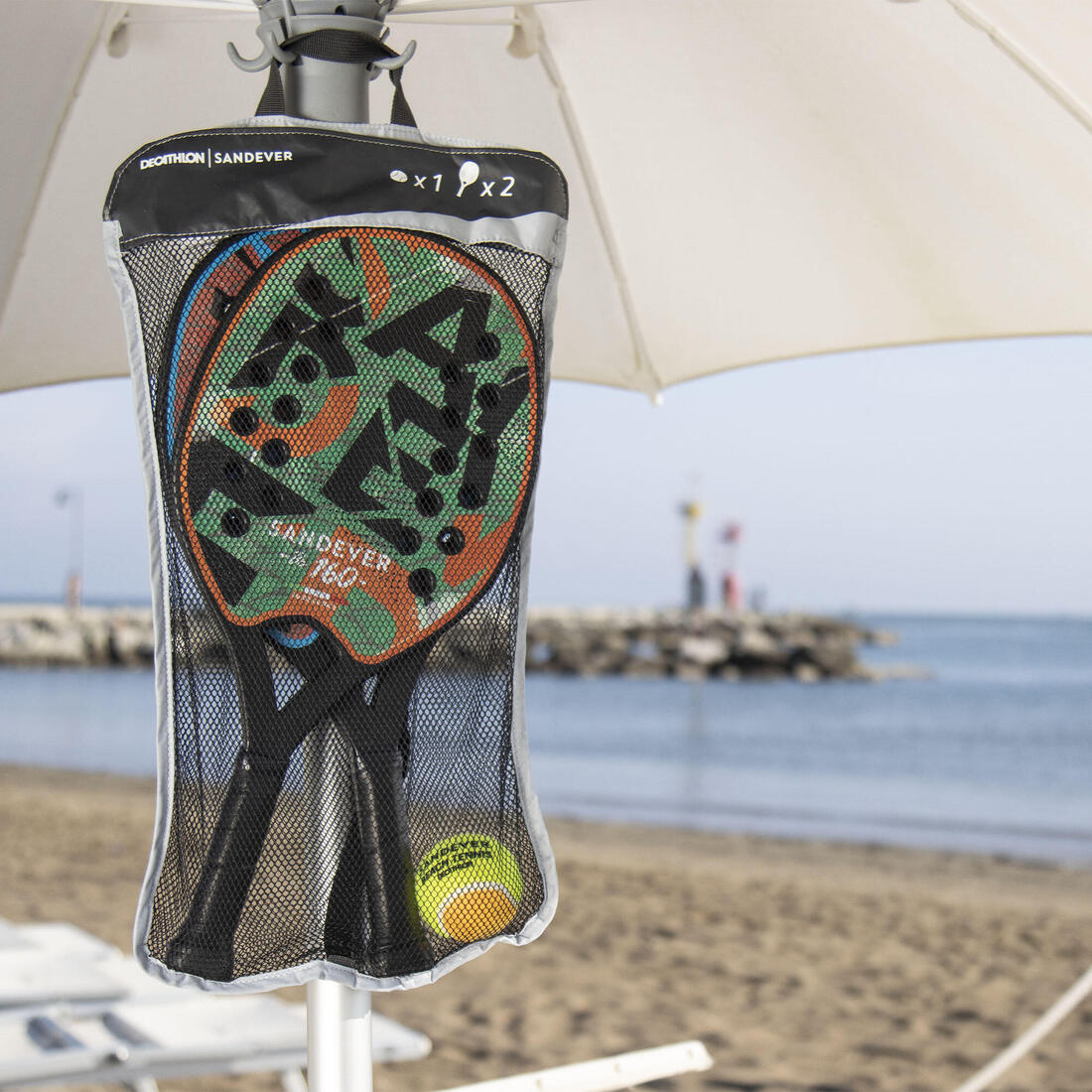 set raquettes Beach Tennis BTR 160