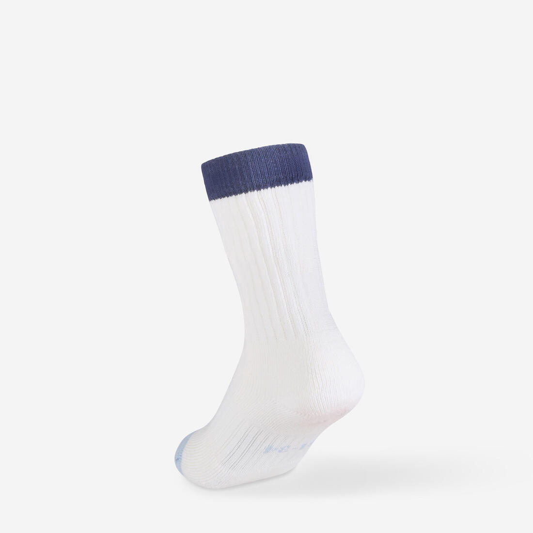 CHAUSSETTES DE SPORT ENFANT HAUTES RS 500 BLANC MARINE LOT DE 3