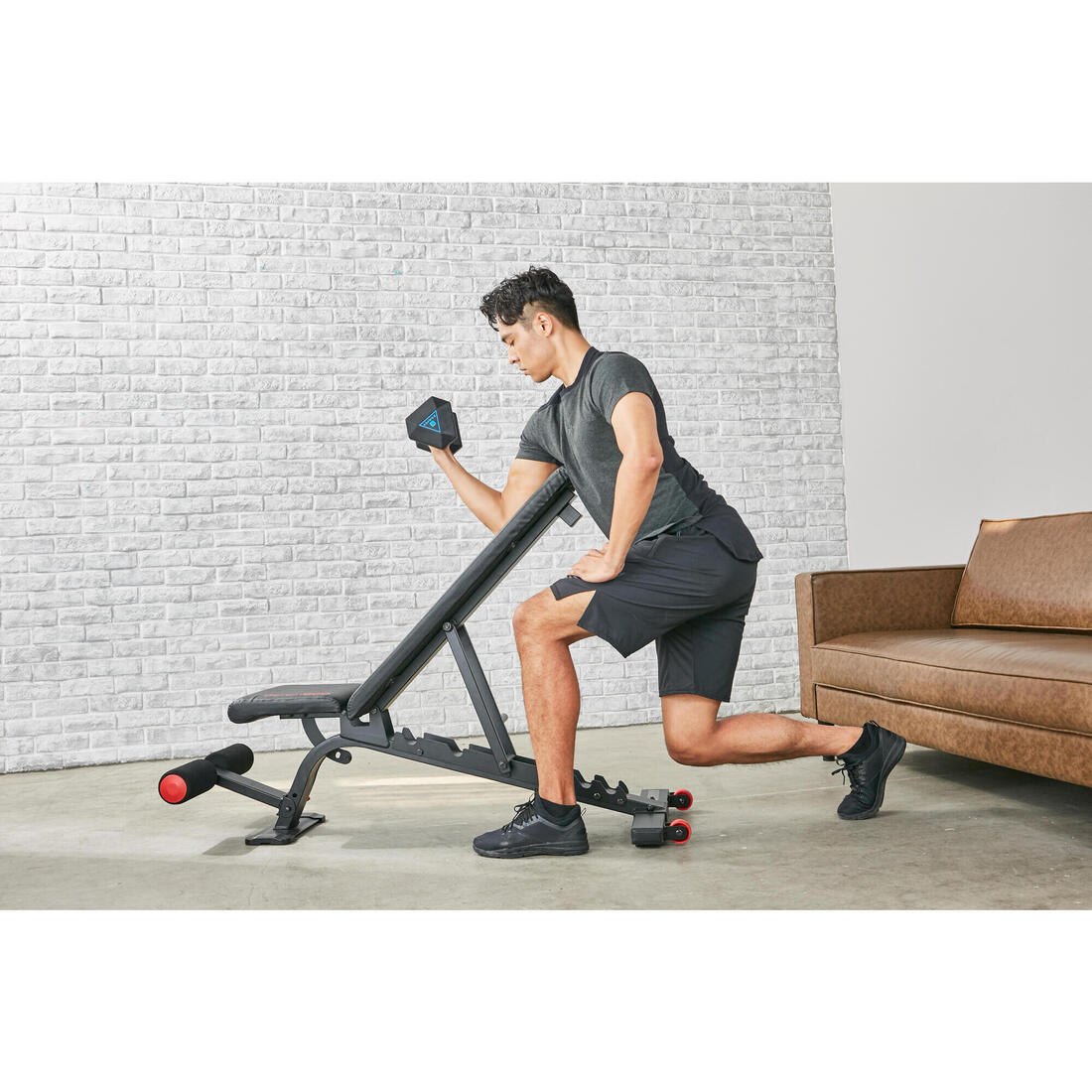 Banc de musculation renforcé inclinable / déclinable