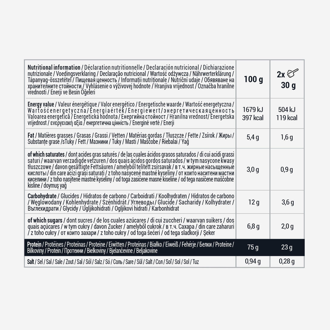 Whey protéine goût neutre 900g