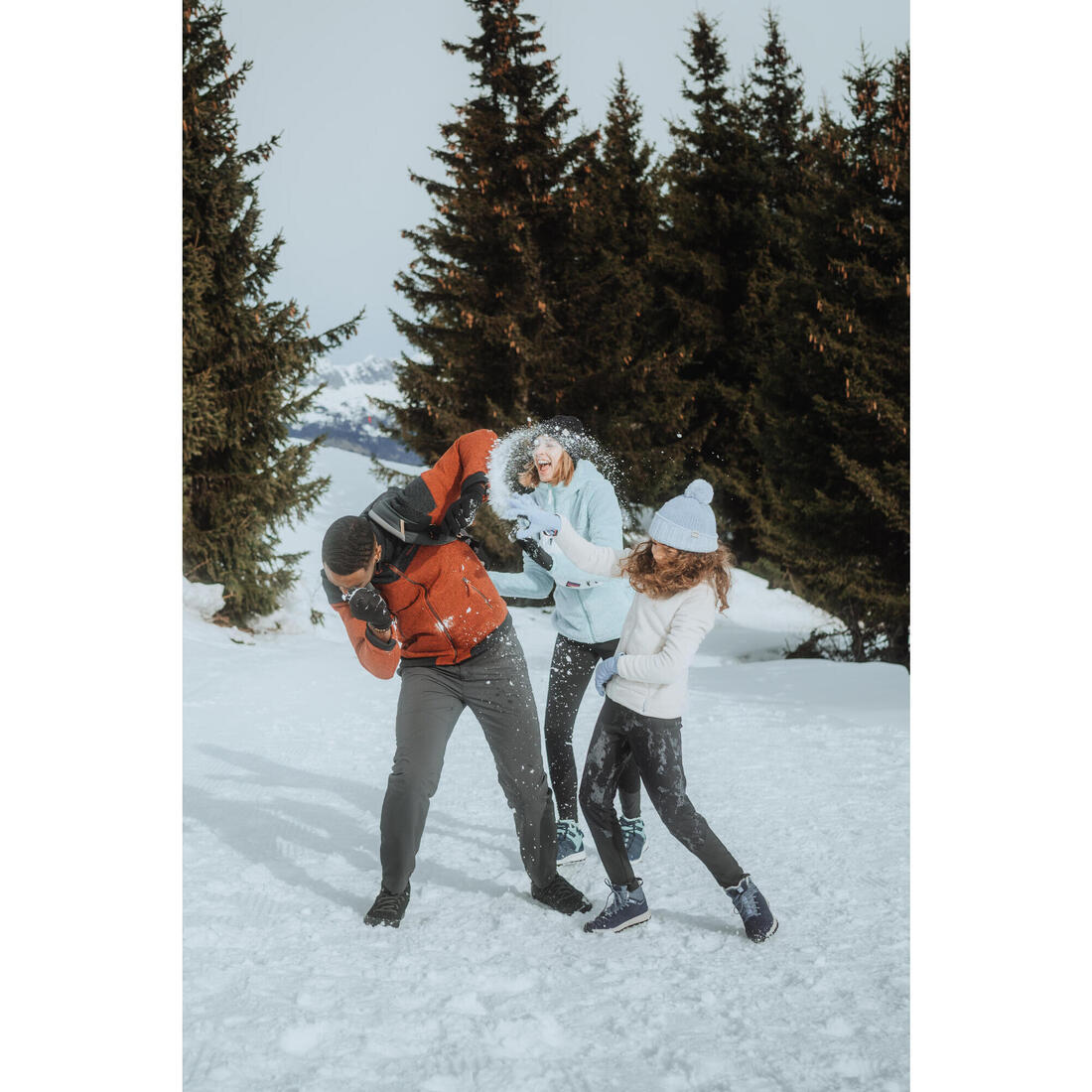 Veste polaire chaude de randonnée enfant 7-15 ans, NH500 zip