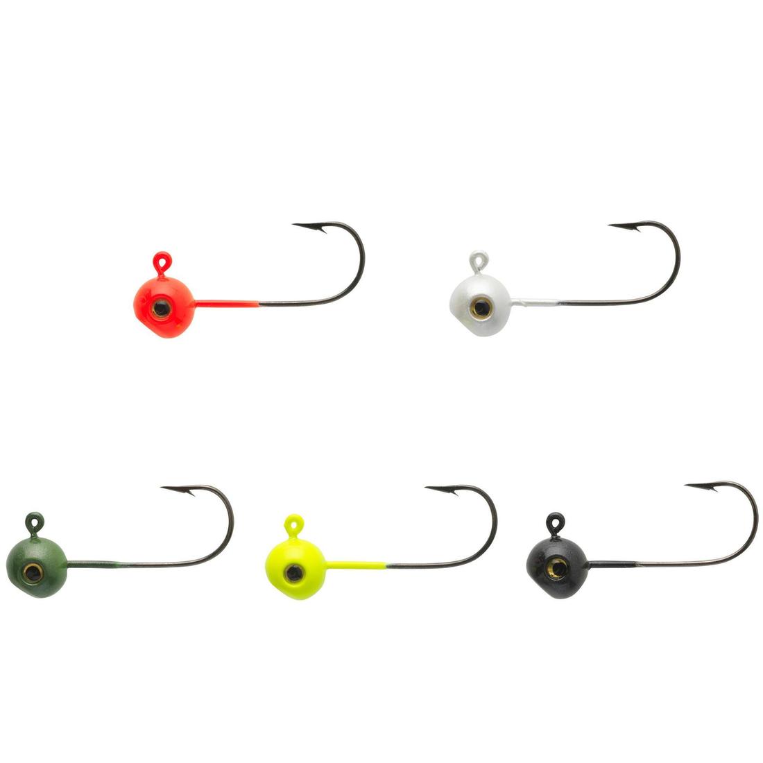 Tête plombée colorée pêche aux leurres souples tp rd colo 10gr