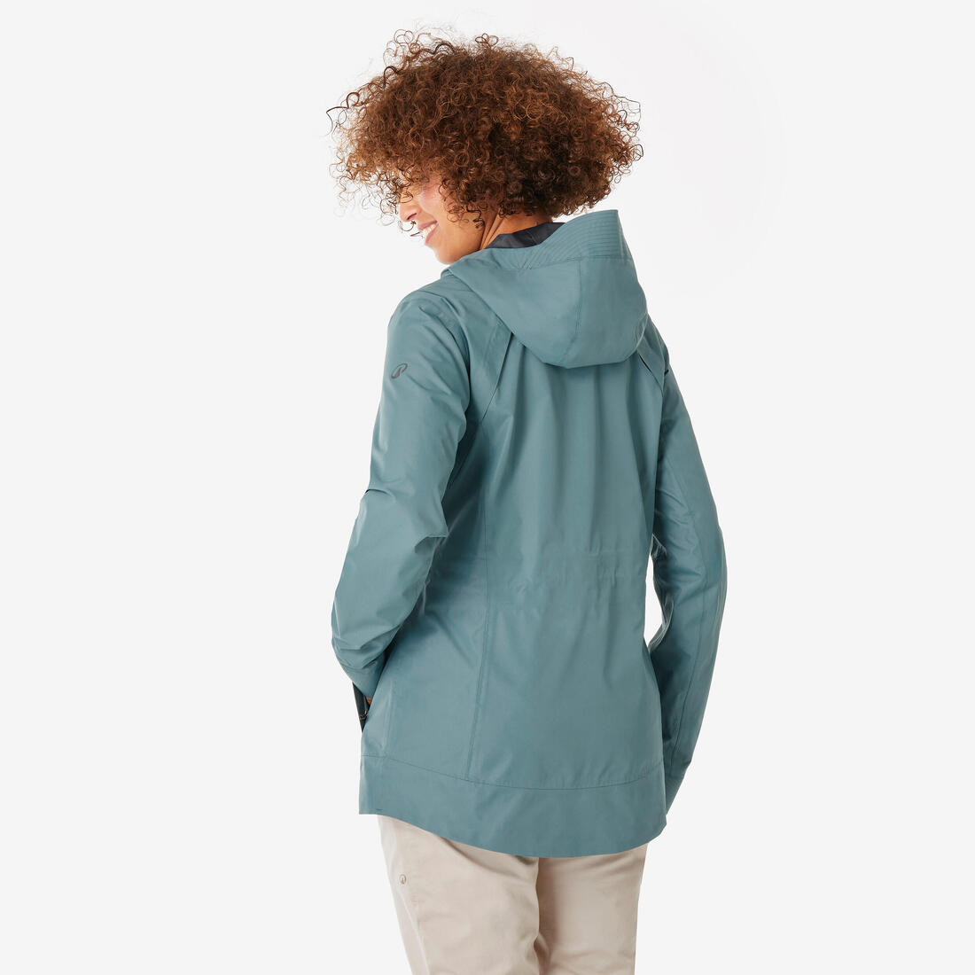 Veste de randonnée imperméable femme, NH500