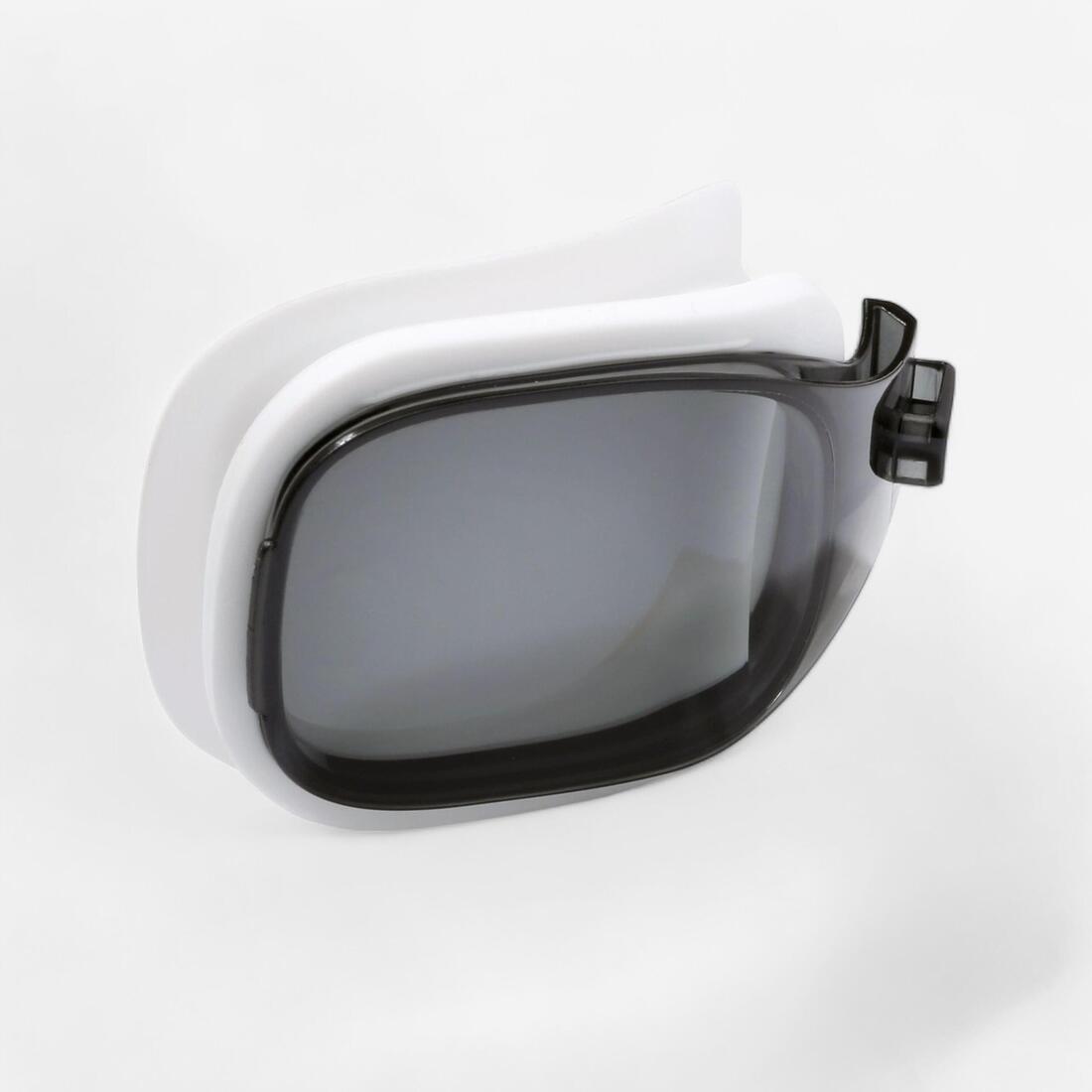 Verre sans correction pour Lunettes de Natation 0 SELFIT TAILLE S Fumé