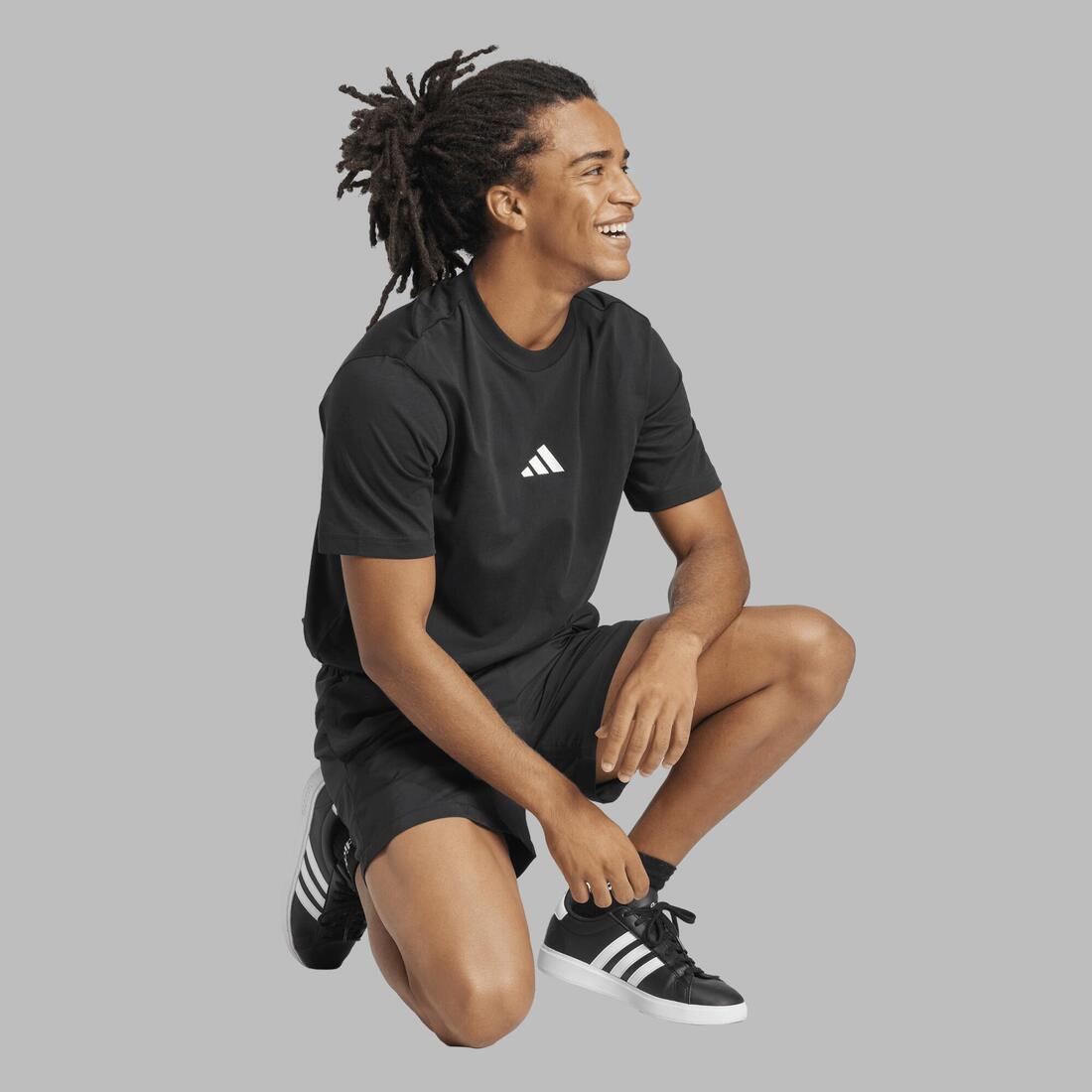 T-shirt de fitness en coton pour homme