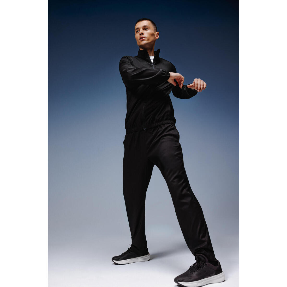 Pantalon de jogging respirant et extensible homme, noir