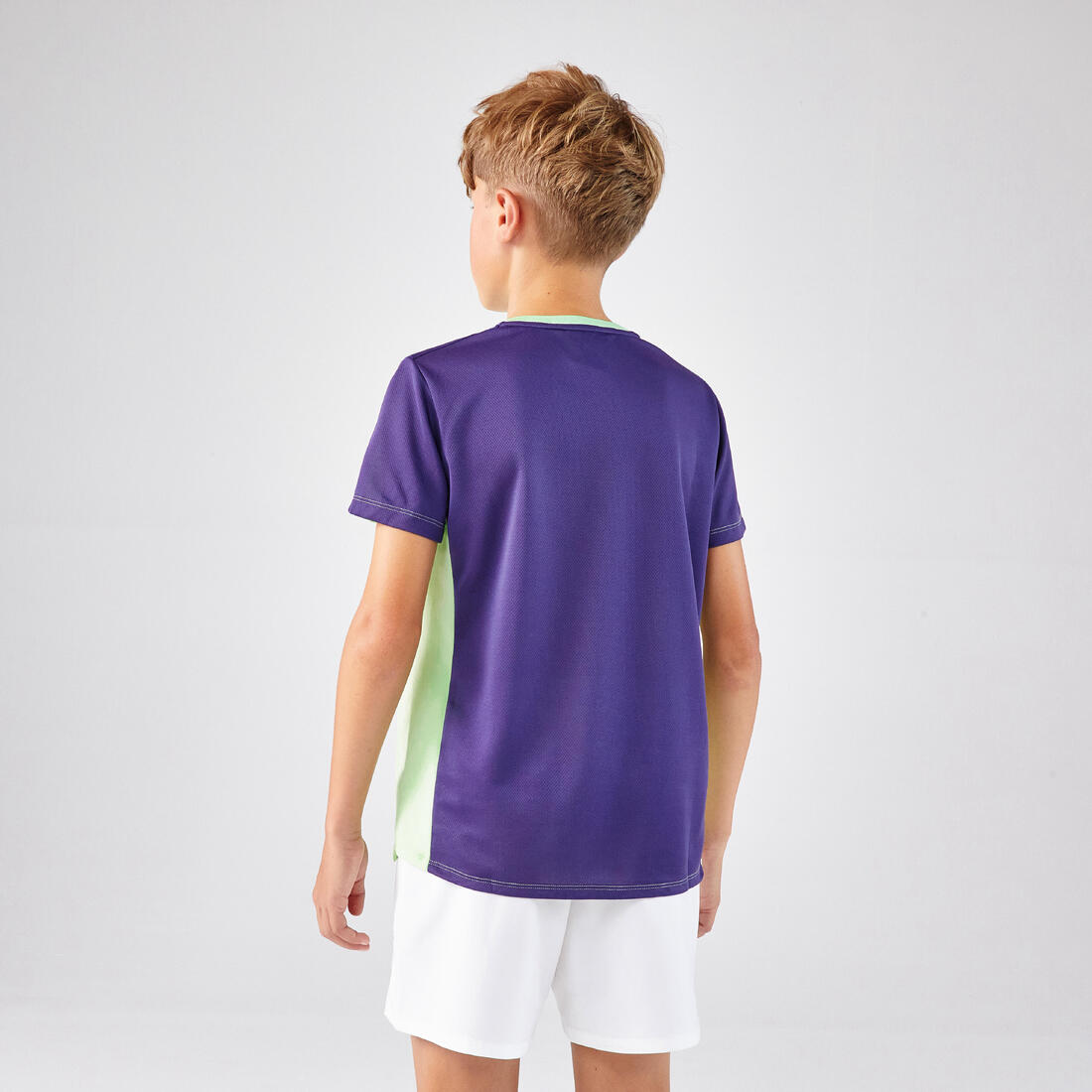 T-shirt de tennis Junior col rond - TTS DRY JR