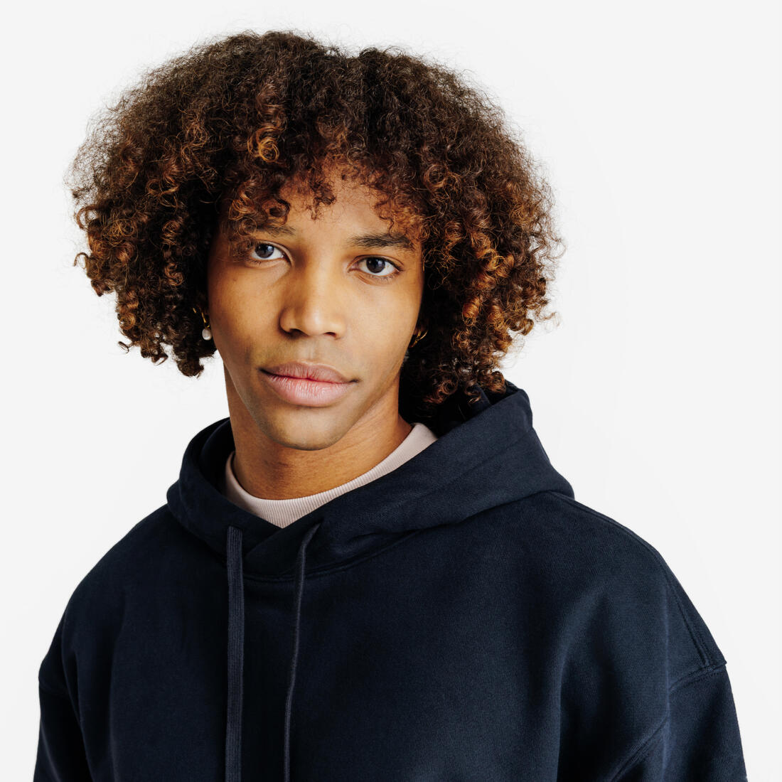 Sweat à capuche oversize homme, Elementals, noir