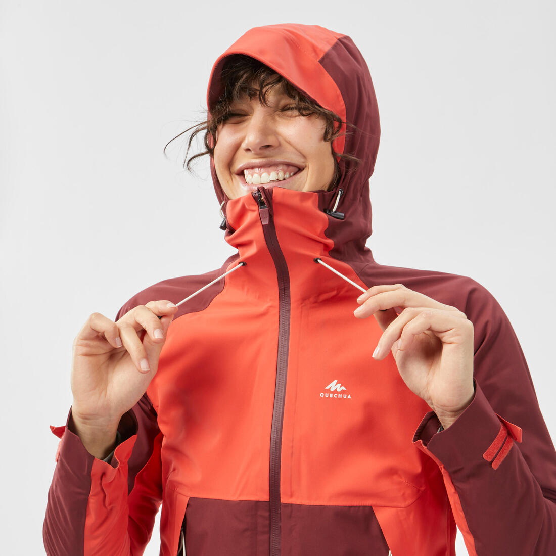 Veste imperméable de randonnée montagne - MH500 Femme