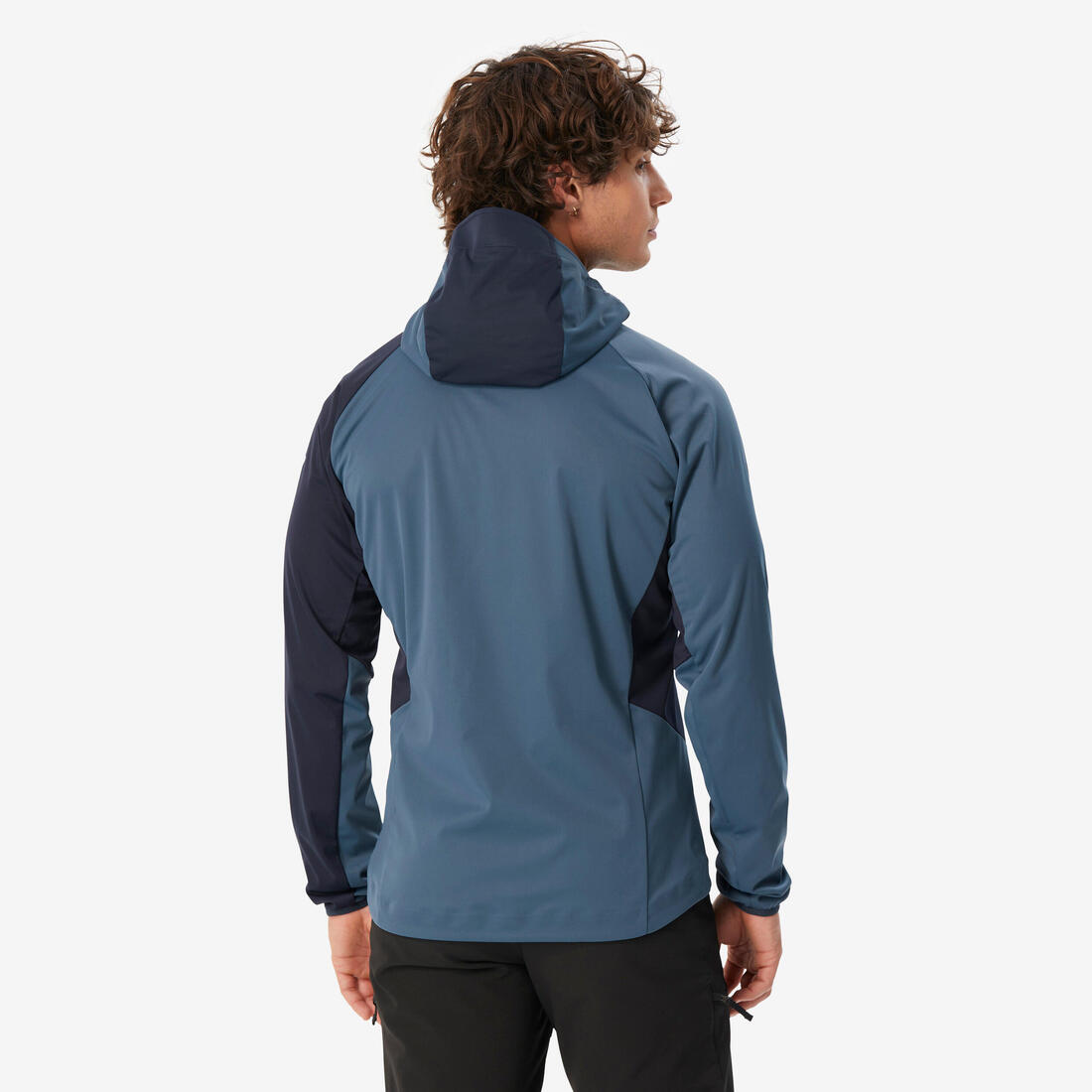 Veste SOFTSHELL d'alpinisme HOMME - ALPINISM Light bleu