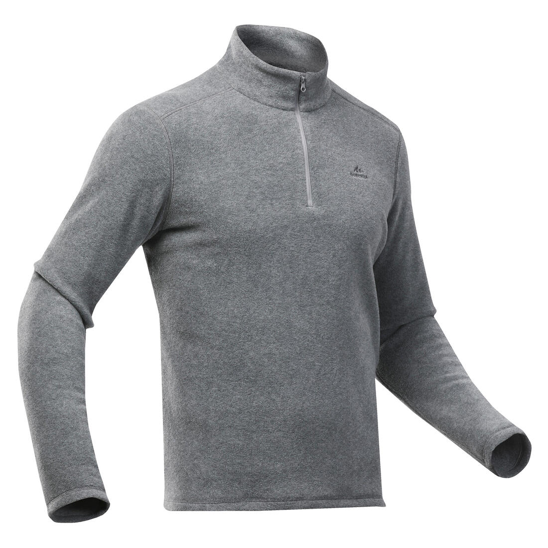 Polaire de randonnée montagne homme, MH100 demi zip