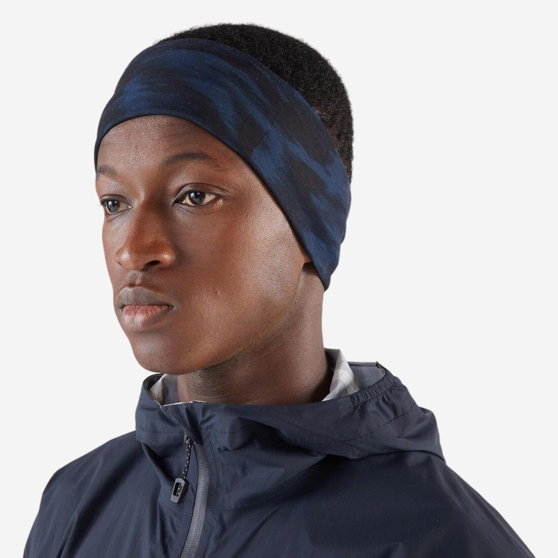 Tour de cou running / Bandeau multifonctions Homme Femme -KIPRUN gris chine